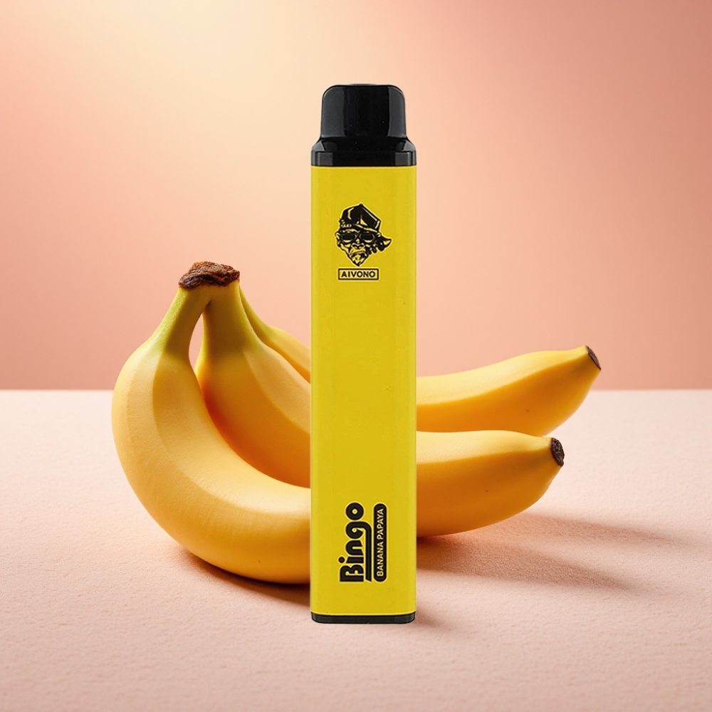 Aivono Aim Bingo 4000 מכשיר אידוי חד פעמי בננה פפאיה 10mL 1000mAh