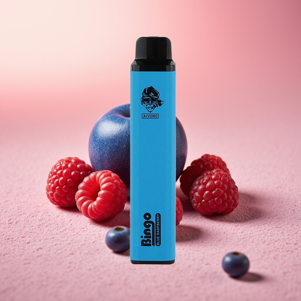 Aivono Aim Bingo 4000 Puffs פטל כחול 10mL 1000mAh