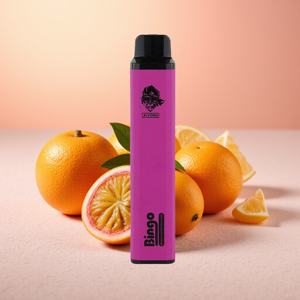 Aivono Aim Bingo 4000 Puffs 10mL תפוז פסיפלורה גוואבה