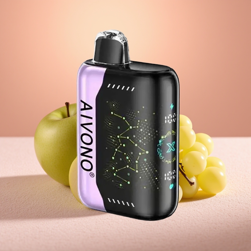 Aivono Aim Boom 25000 Puffs 28ml 650mAh תפוח ירוק ענב