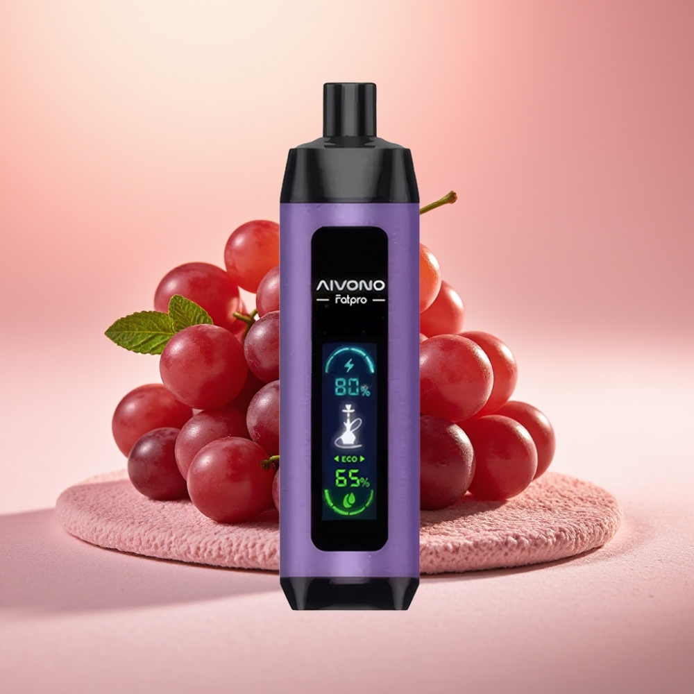 Aivono Aim Fatpro 22000 Puffs ענב מנטה 28ml 5% ניקוטין