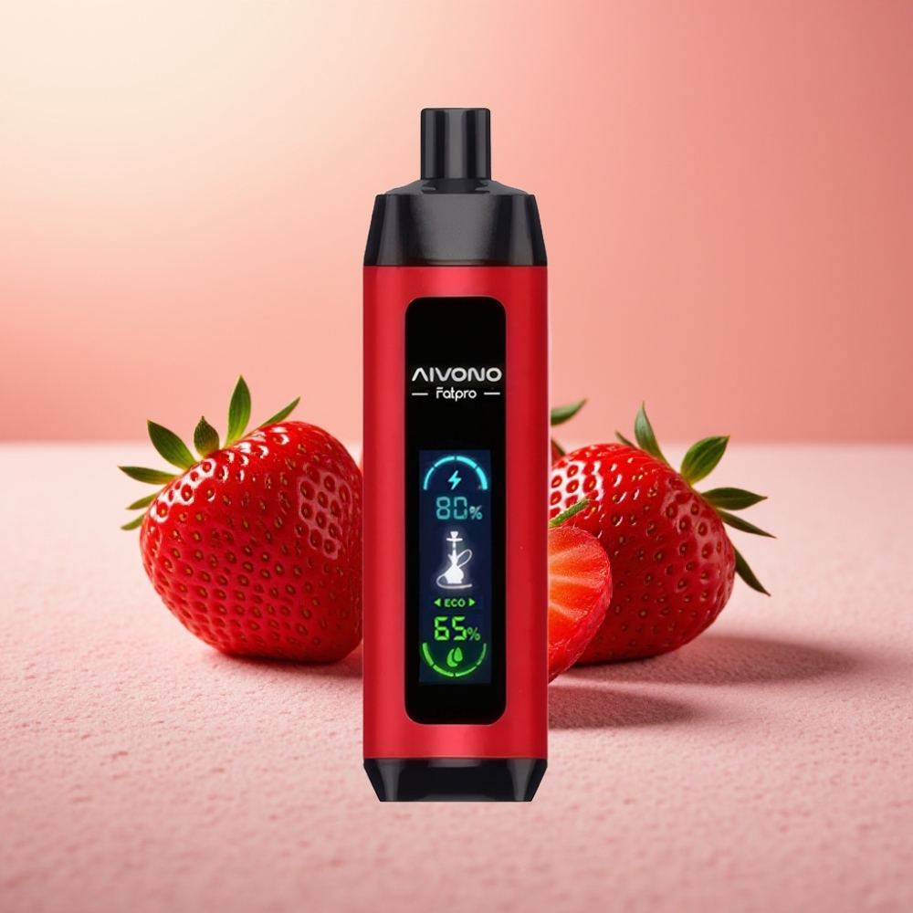 Aivono Aim Fatpro 22000 Puffs תות פרץ 28ml סוללה נטענת