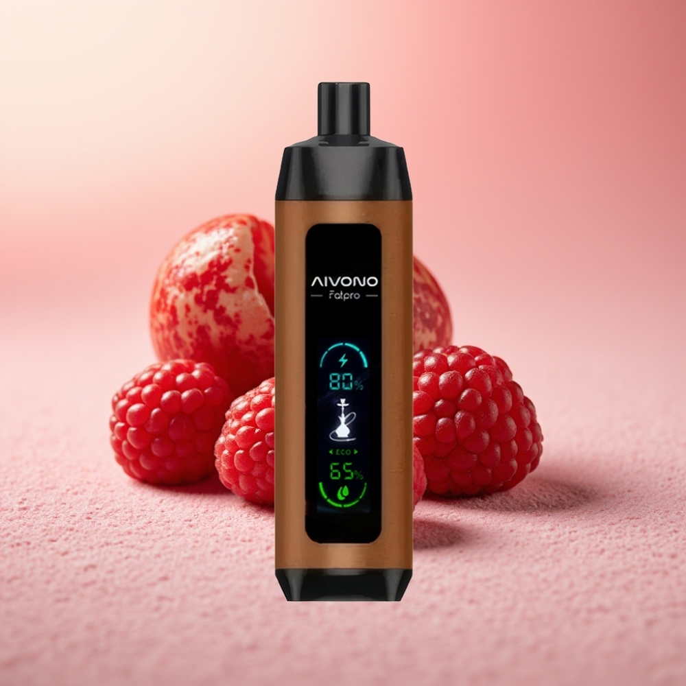 Aivono Aim Fatpro 22000 Puffs 5% 28ml צֶרֶד פטל