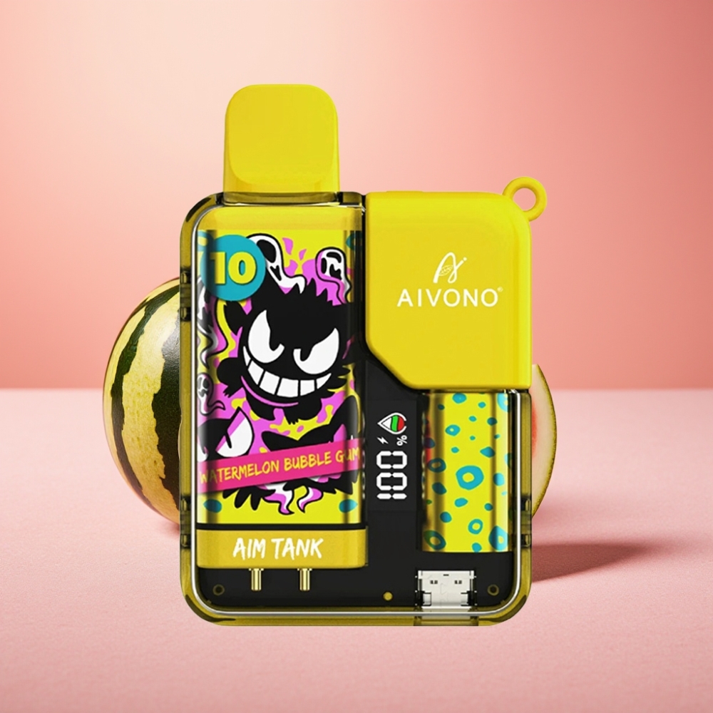 Aivono AIM-TANK 9500 Puffs 18ml אבטיח מסטיק 650mAh