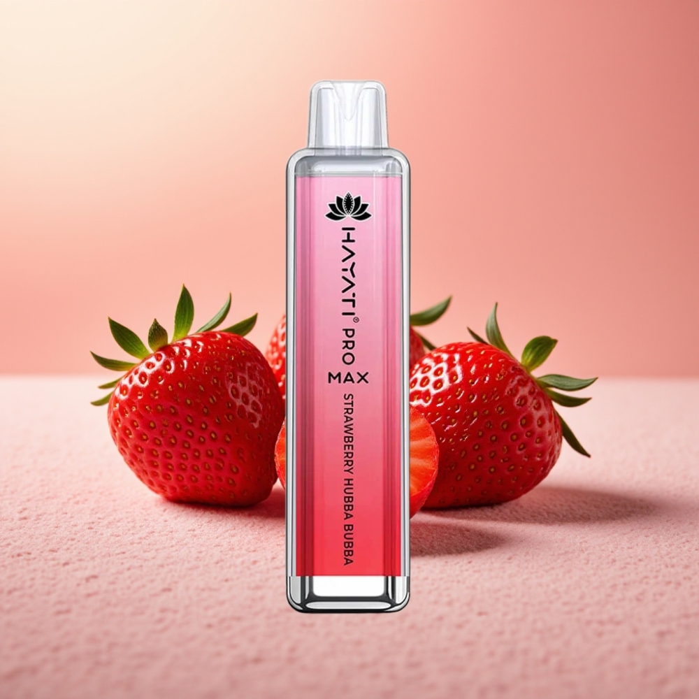 Hayati Pro Max 4000 מקטרות סוללה 1400mAh תות באבה