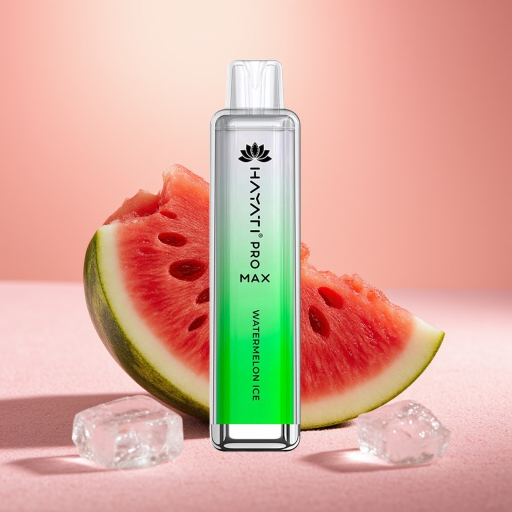Hayati Pro Max 4000 מקטרות בטעם אבטיח קר מתנער עם סוללה 1400mAh