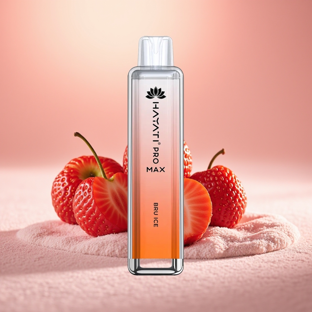 Hayati Pro Max 4000 מקטרות בטעם ברו אייס עם סוללה נטענת וגביש