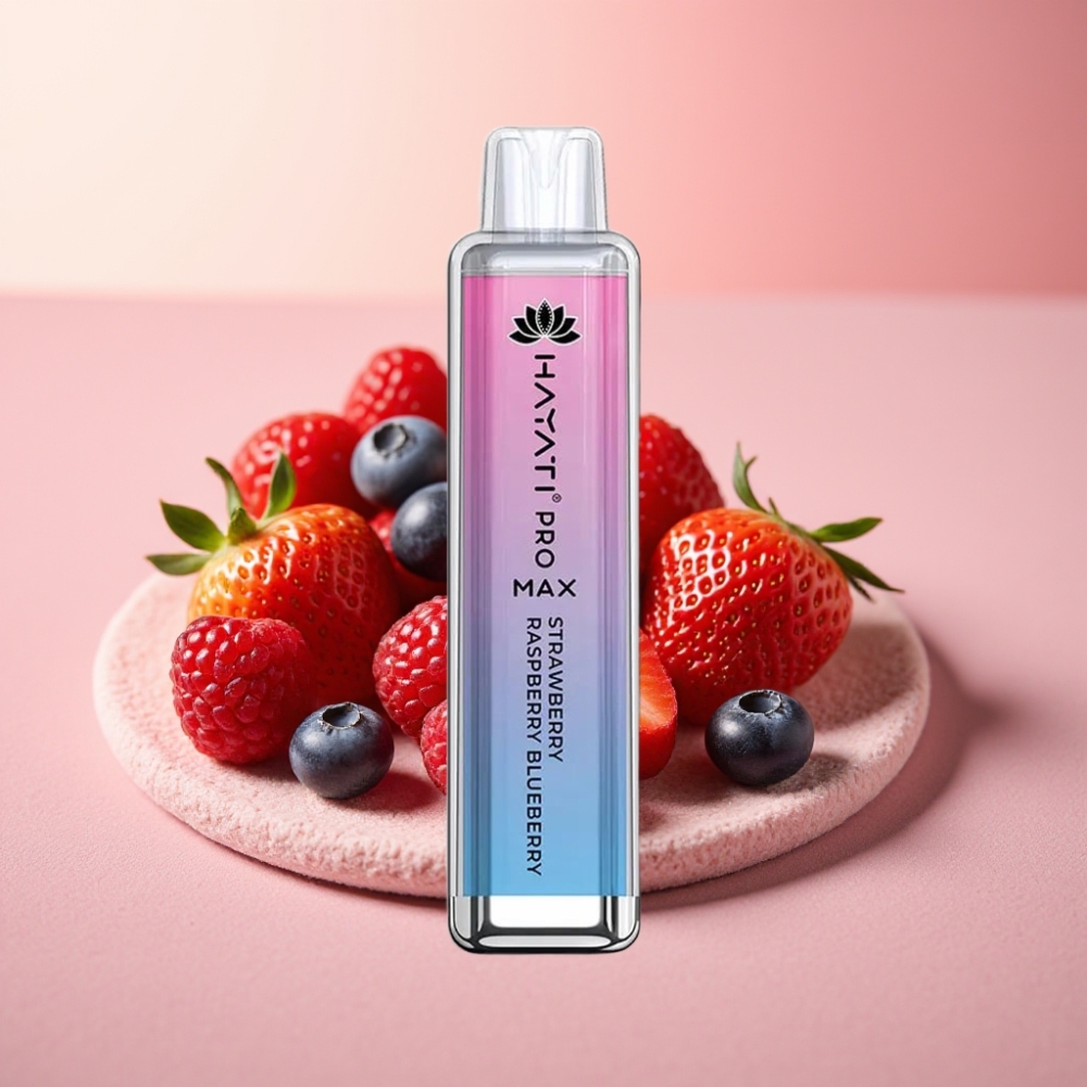 Hayati Pro Max 4000 מקטרות טוטאליות תות פטל אוכמניות