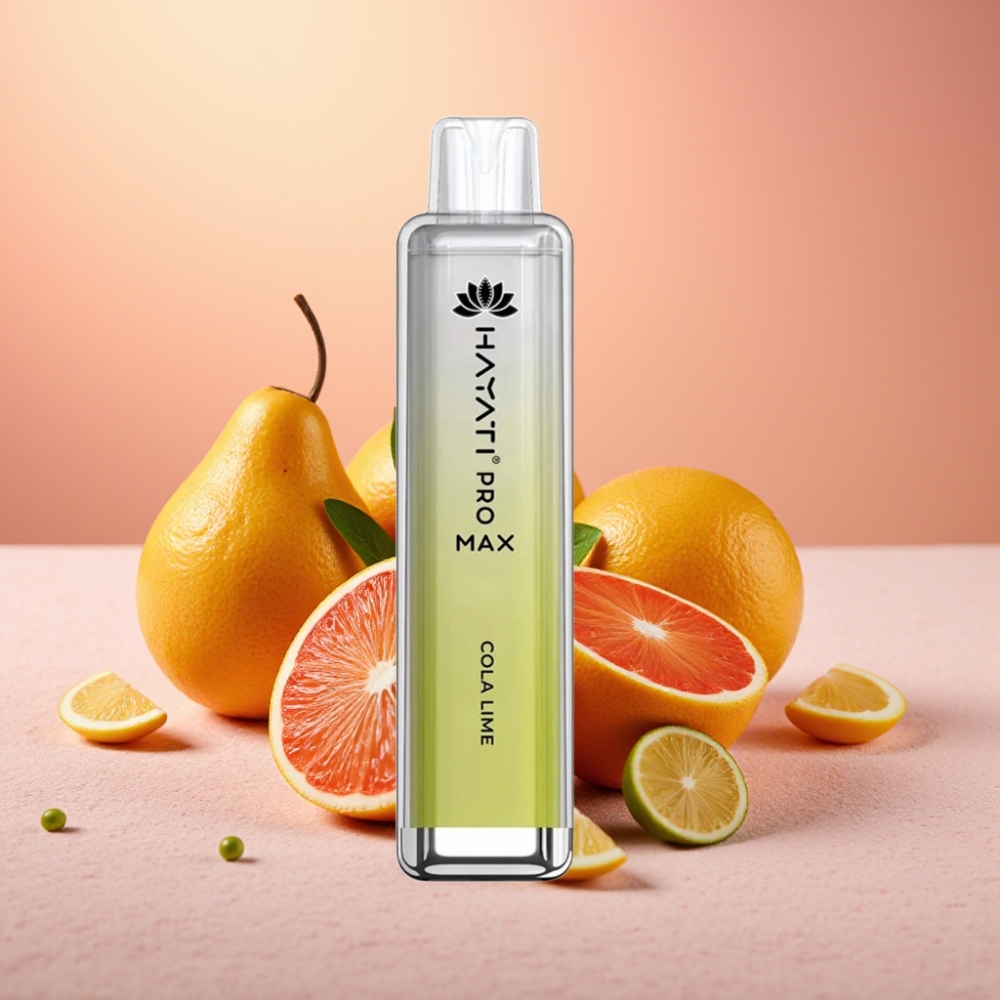 Hayati Pro Max 4000 Puffs Disposable Vape קולה ליים