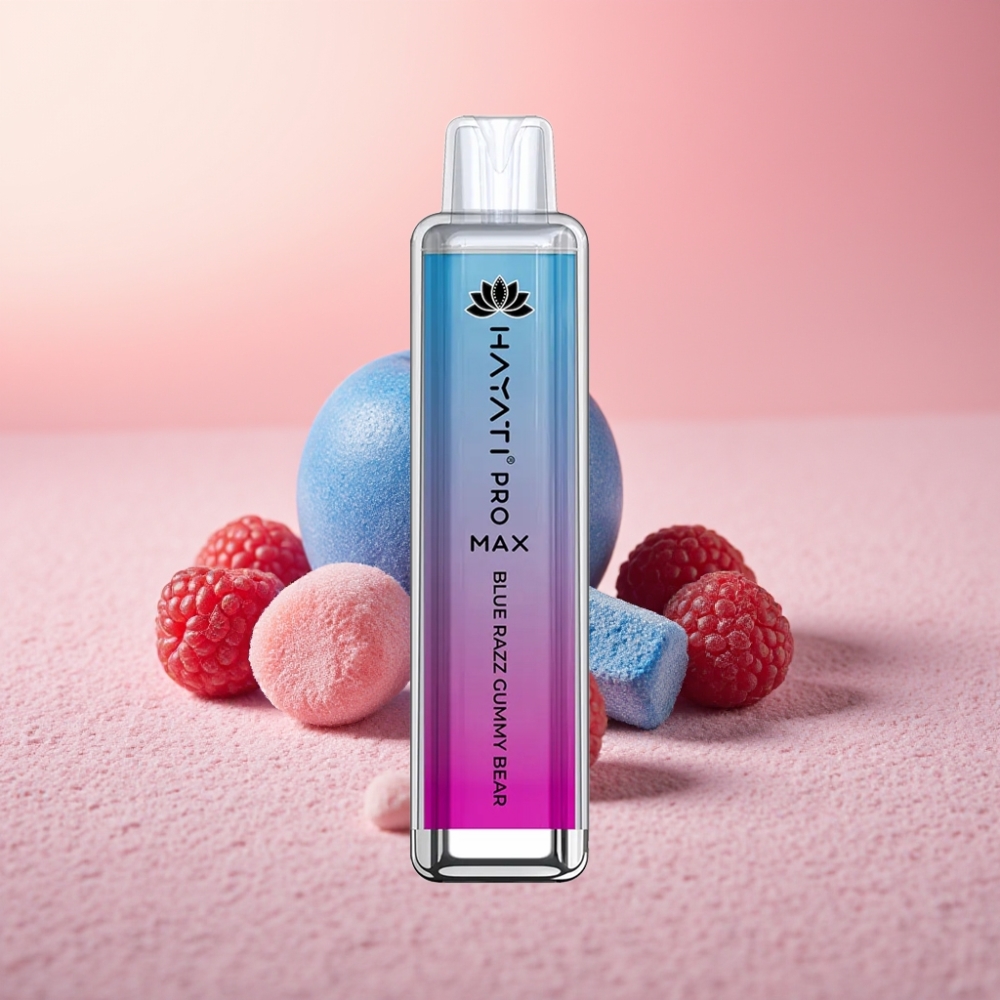 Hayati Pro Max 4000 Puffs Disposable Vape גומי דובוני כחול