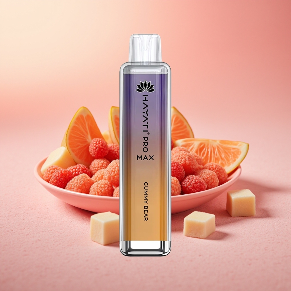 Hayati Pro Max 4000 Puffs דובוני גומי סוללה נטענת סריג כפול