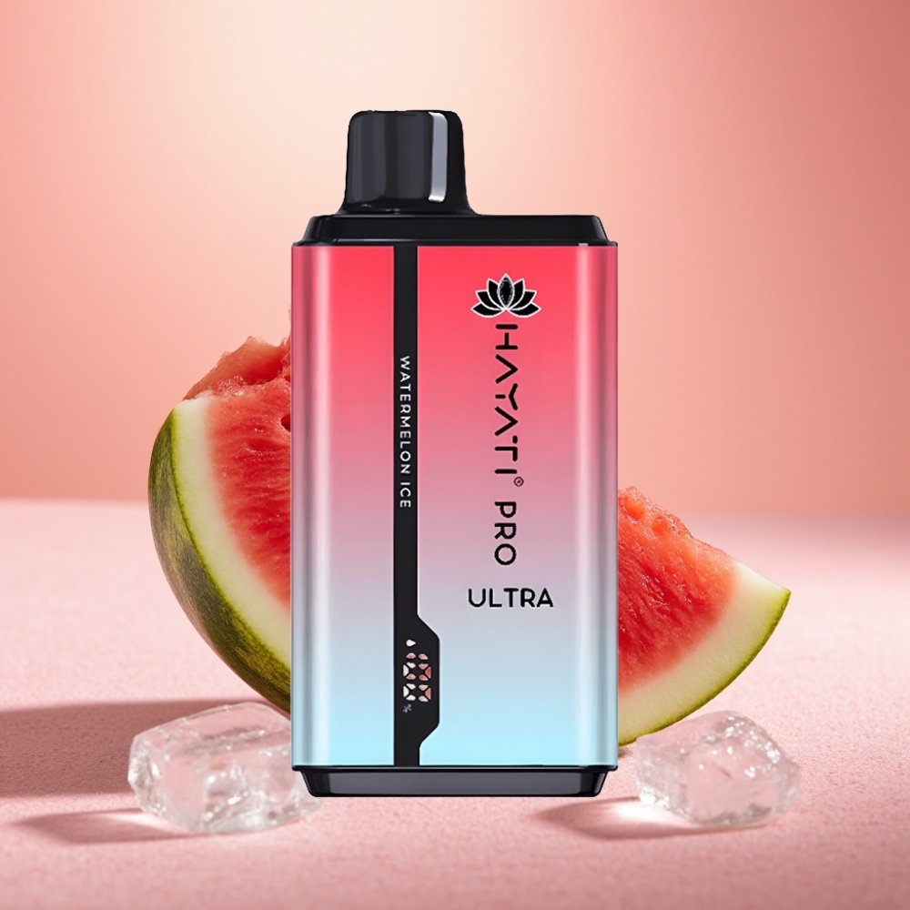 Hayati Pro Ultra 15000 מקטרות אבטיח קר 2×12ml 2%