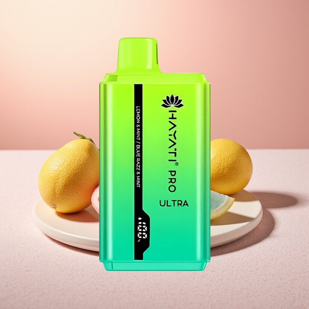 Hayati Pro Ultra 15000 לענה & נענע Blue Razz & נענע