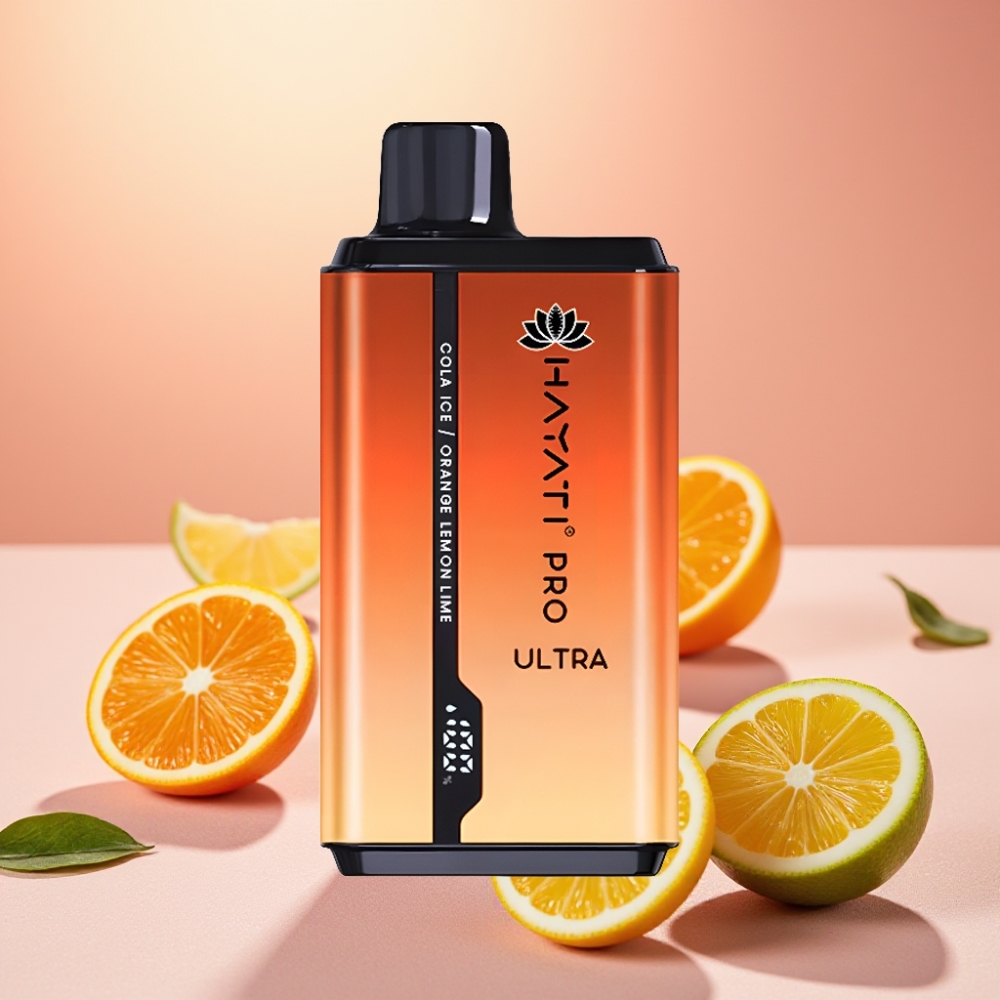 Hayati Pro Ultra 15000 מקטרות קולה קרח תפוז לימון ליים