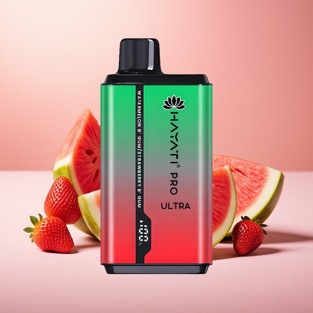 Hayati Pro Ultra 15000 מקטרים אבטיח מסטיק תות