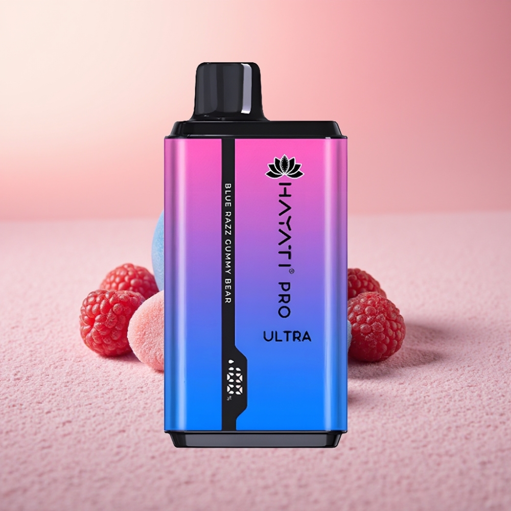 Hayati Pro Ultra 15000 Puffs 850mAh 24ml 2% Blue Razz Gummy Bear
