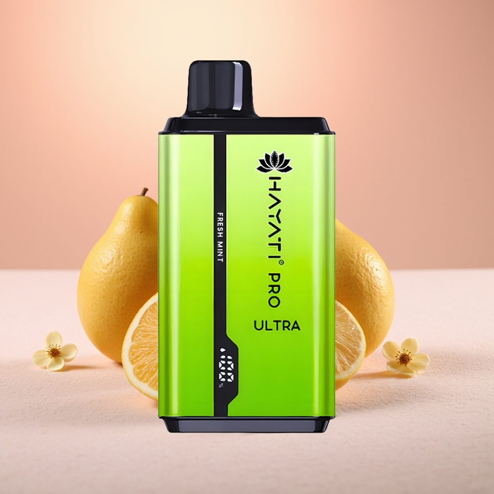 Hayati Pro Ultra 15000 Puffs 850mAh 24ml 2% נענע טרייה