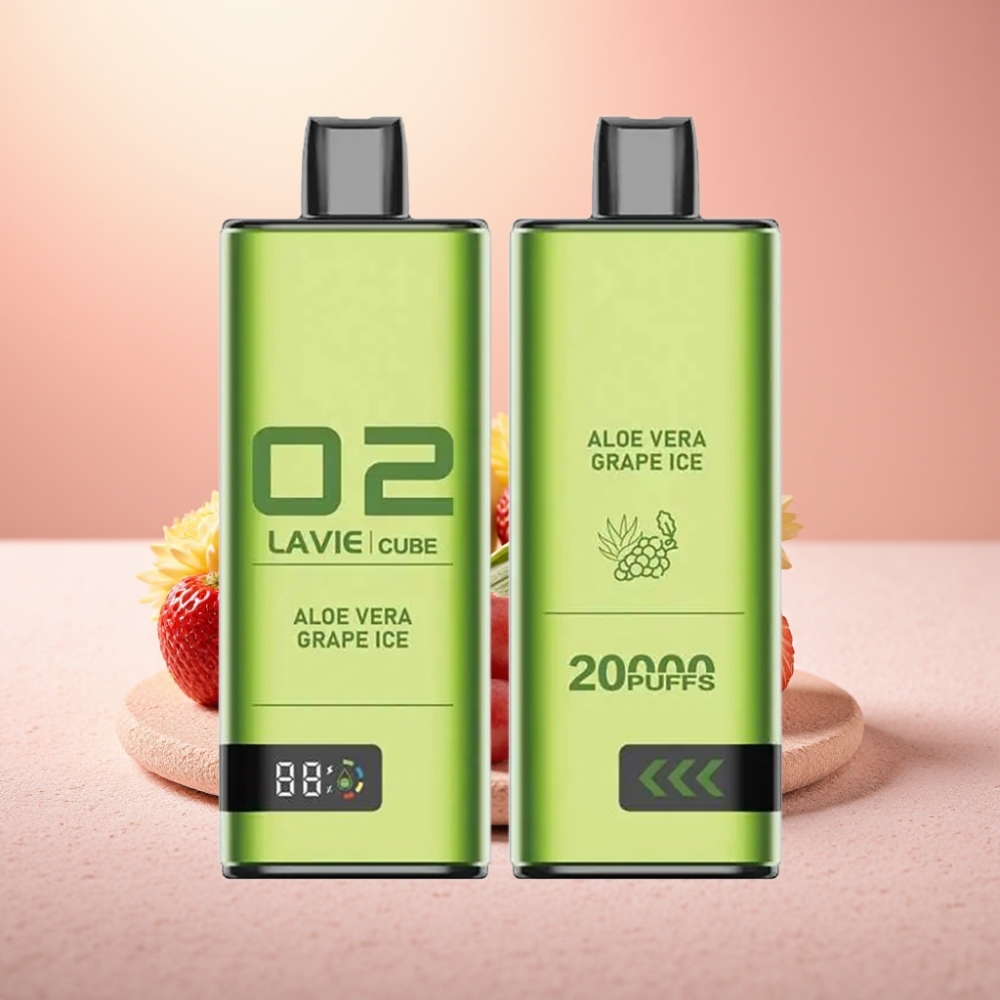 Lavie Cube 20000 מכשיר אידוי חד פעמי אלמוגרת גלידת ענבים