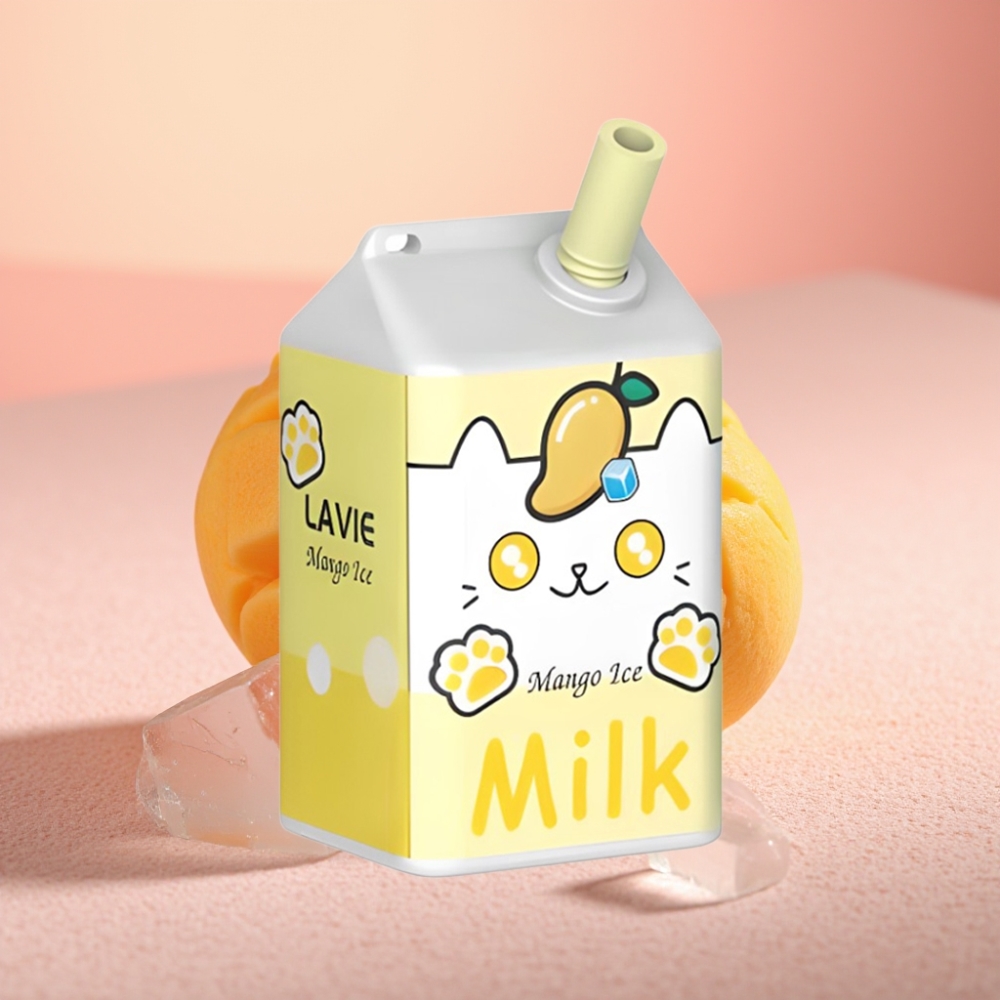 Lavie Milk 7000 Puffs מנגו קרח 16ML 5%