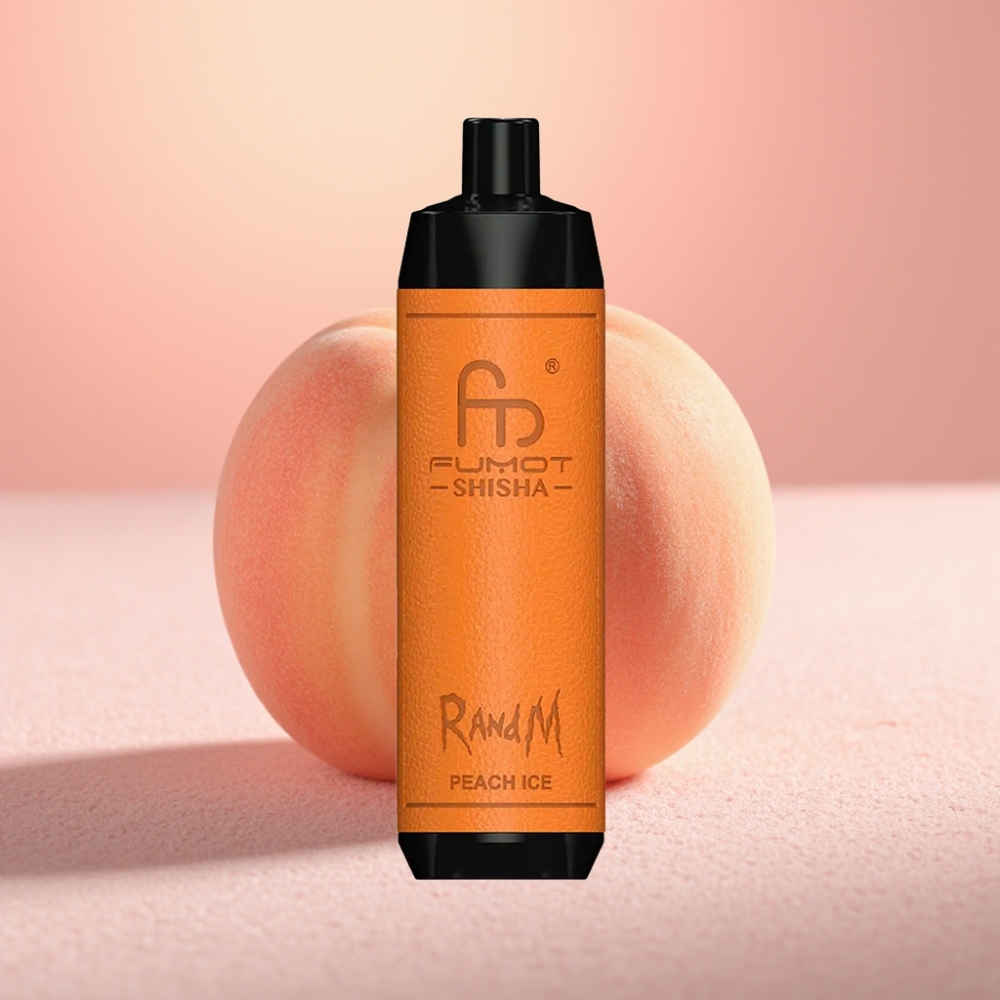 RandM Fumot Shisha 10000 Puffs אפרסק-קרח 18ml 850mAh
