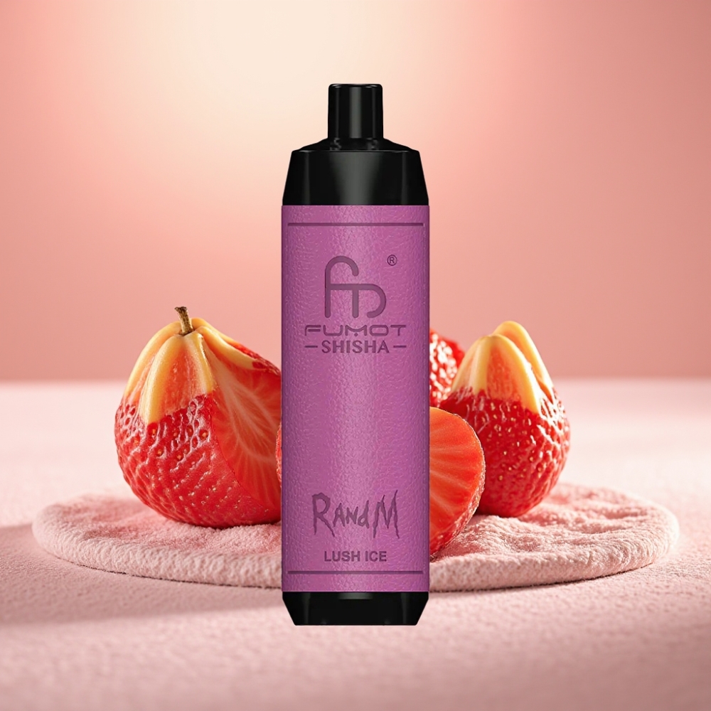 RandM Fumot Shisha 10000 Puffs 18ml קרח לימוני סוללה 850mAh