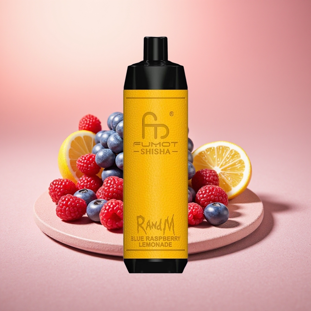 RandM Fumot Shisha 10000 Puffs 18ml Blue Raspberry Lemonade