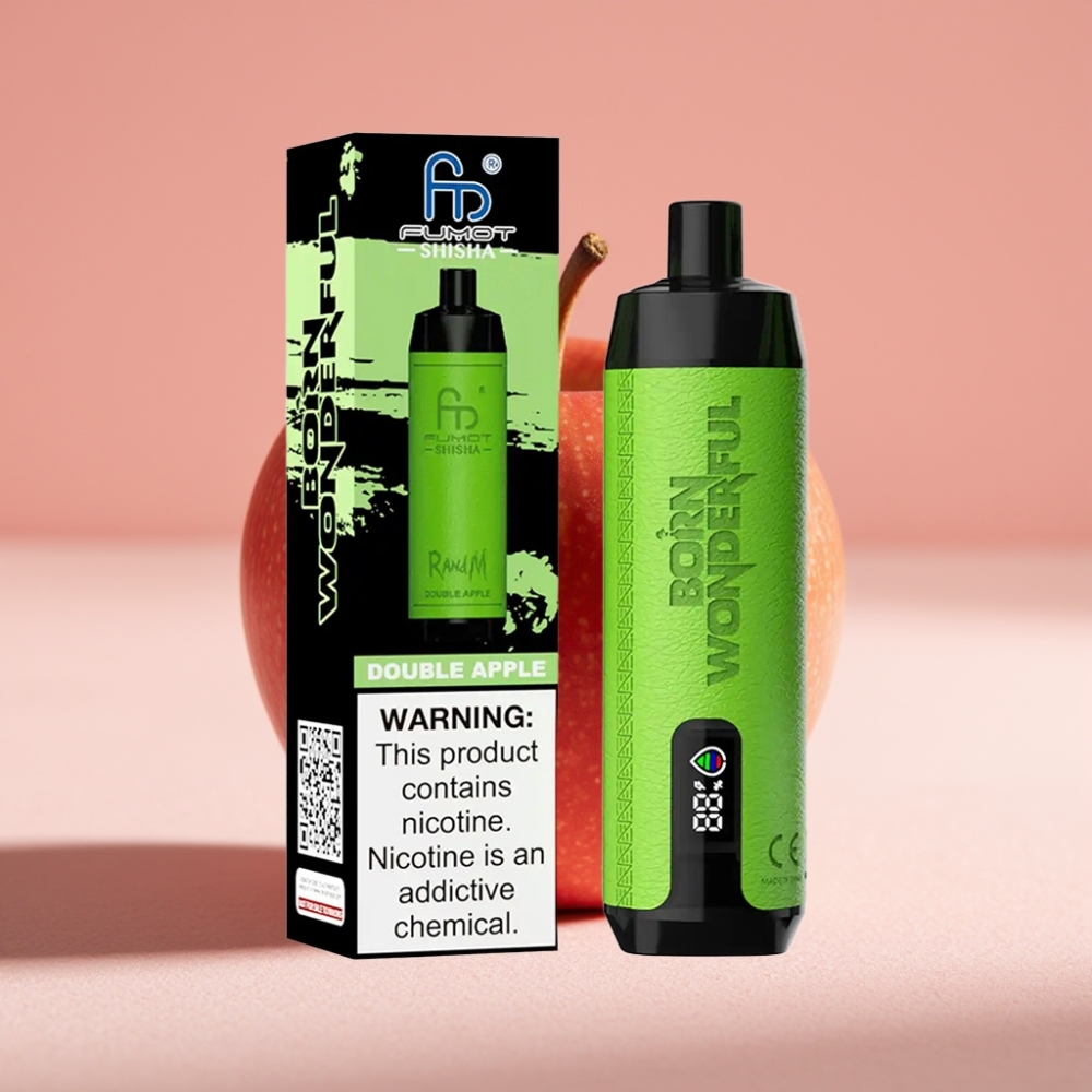 RandM Fumot Shisha 10000 Puffs 18ml Double Apple 0.5%