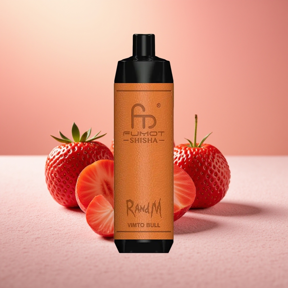 RandM Fumot Shisha 10000 Puffs 18ml Vimto Bull 0.5%