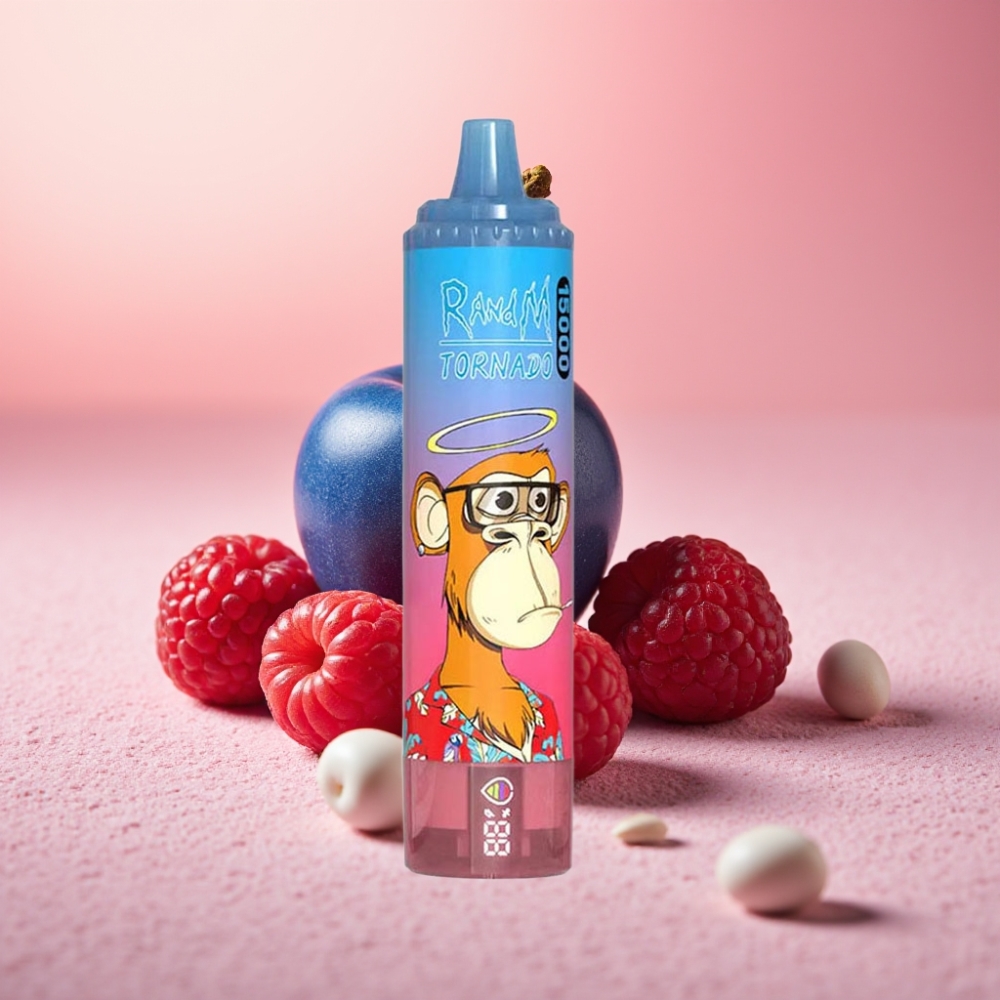 Fumot RandM Tornado 15000 Puffs 25ml 850mAh תות דובדבן כחול