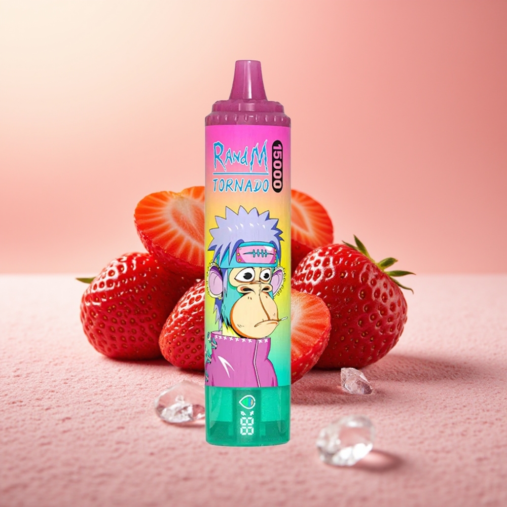 Fumot RandM Tornado 15000 Puffs 25ml 850mAh תות קרח