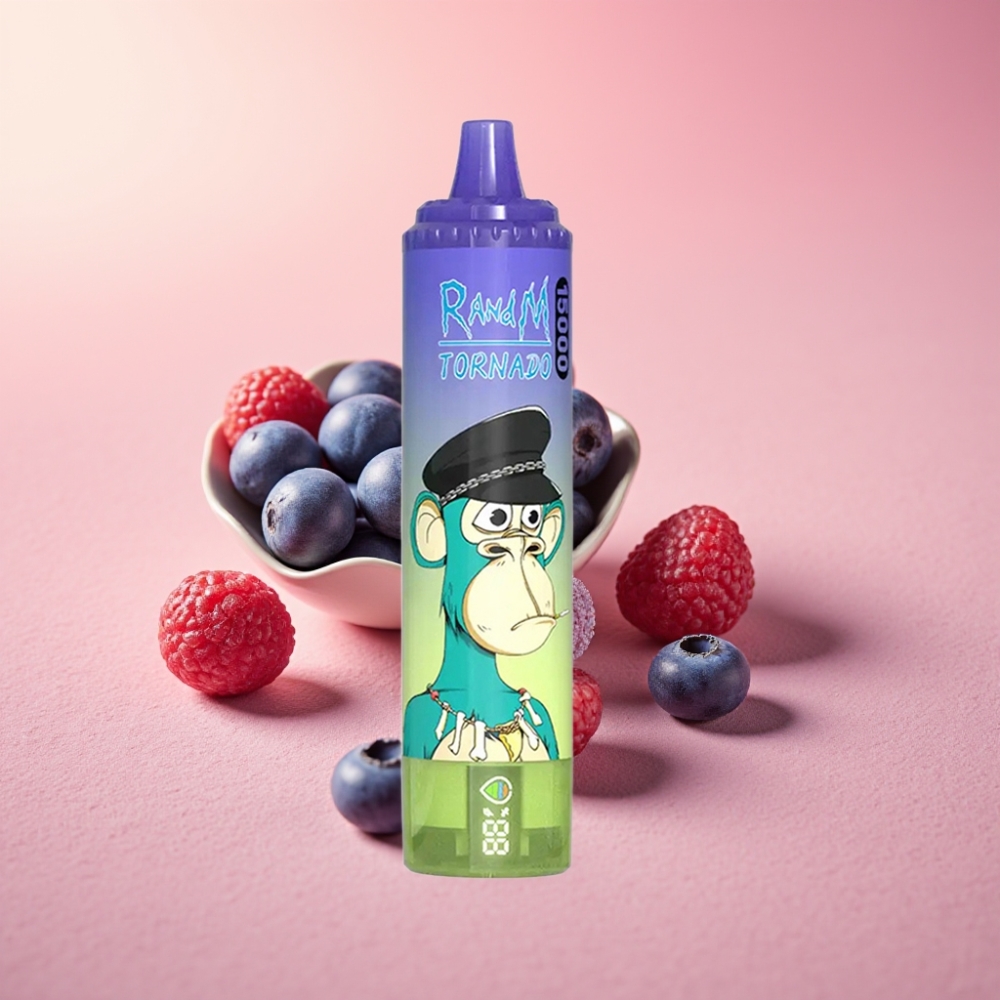 Fumot RandM Tornado 15000 Puffs 25ml 850mAh בלוברי באבל גאם