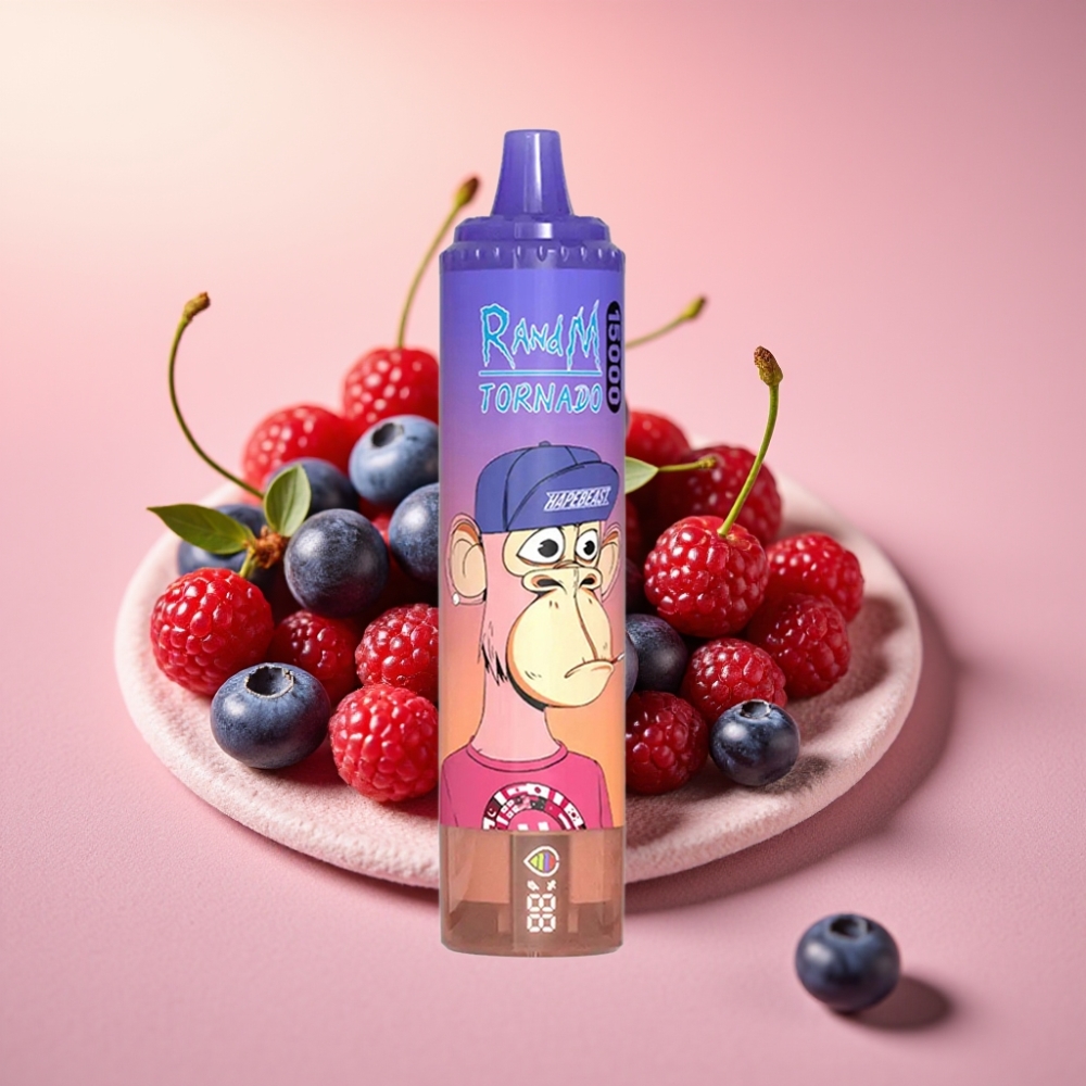 Fumot RandM Tornado 15000 Puffs 25ml 850mAh אוכמניות דובדבן חמוציות