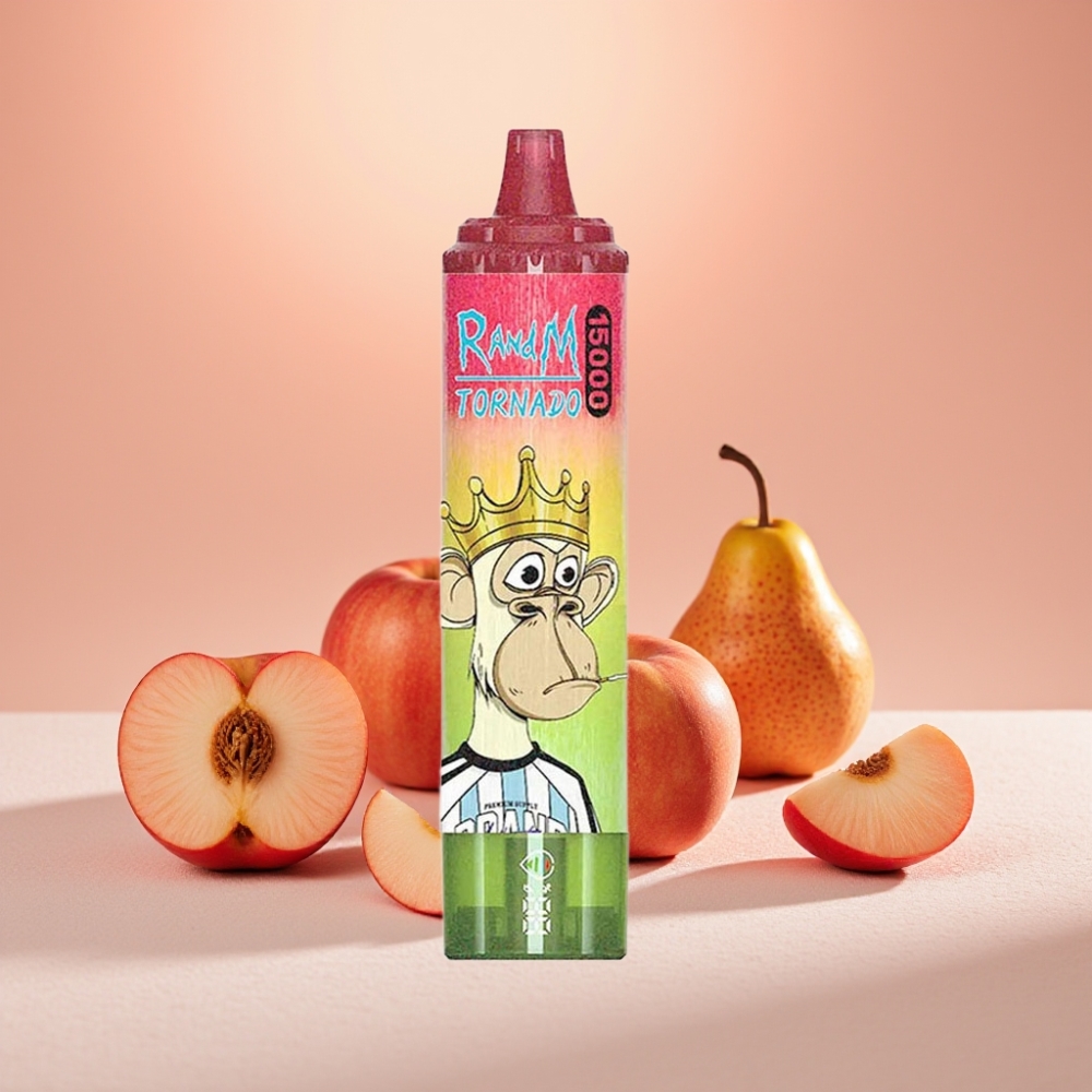 RandM Fumot Tornado 15000 Puffs 25ml 850mAh תפוח אגס אפרסק