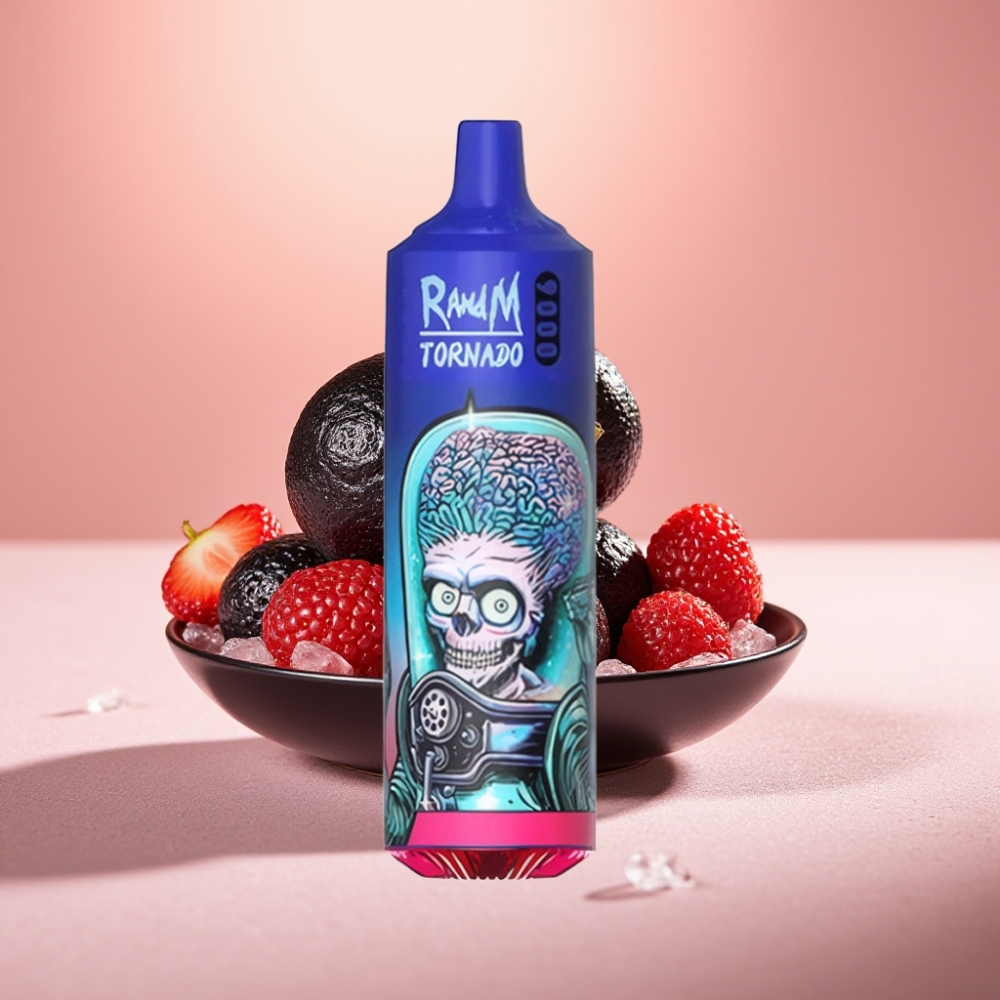 RandM Fumot Tornado 9000 Puffs 18mL Black Ice