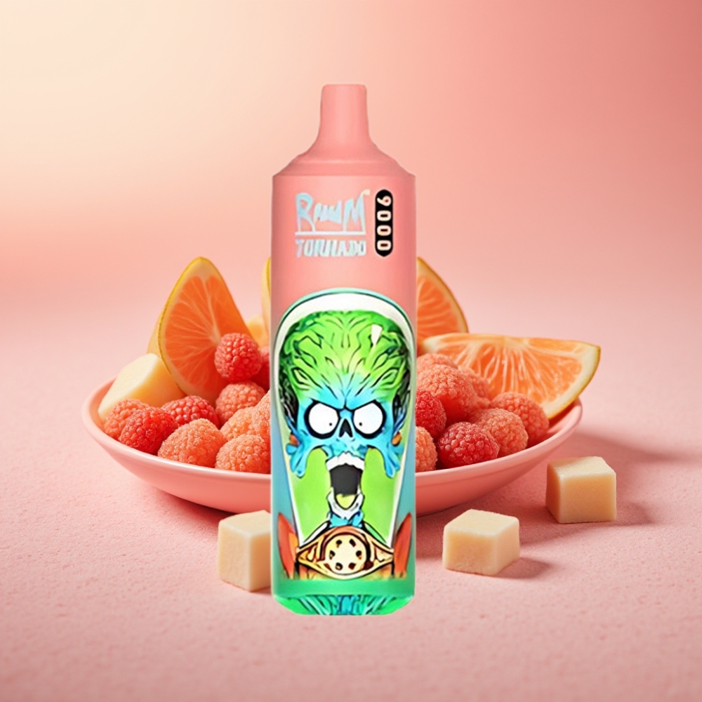 RandM Fumot Tornado 9000 Puffs 18mL Gummy Bear (דובון גומי) Mesh Coil