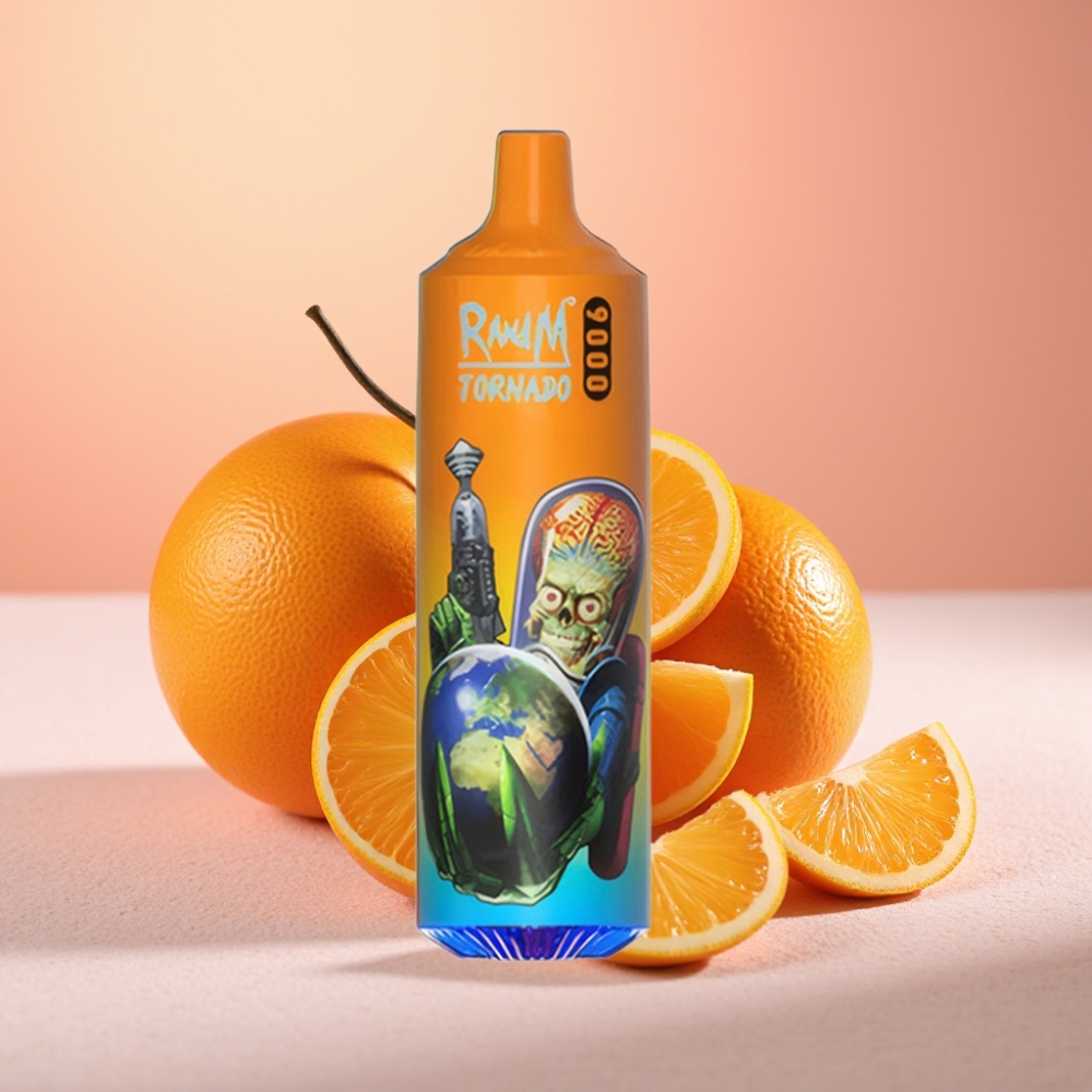 RandM Fumot Tornado 9000 Puffs 18mL תפוז סודה