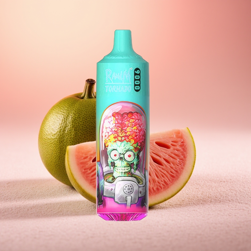 RandM Fumot Tornado 9000 Puffs 18mL Mesh Guava Ice