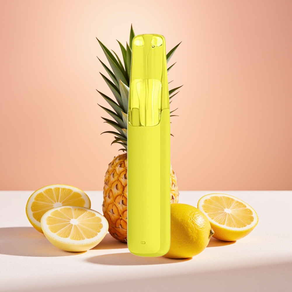 Snowplus Dash 4000 Puffs מכשיר חד פעמי לימון אננס סרמי 7.5 מ"ל