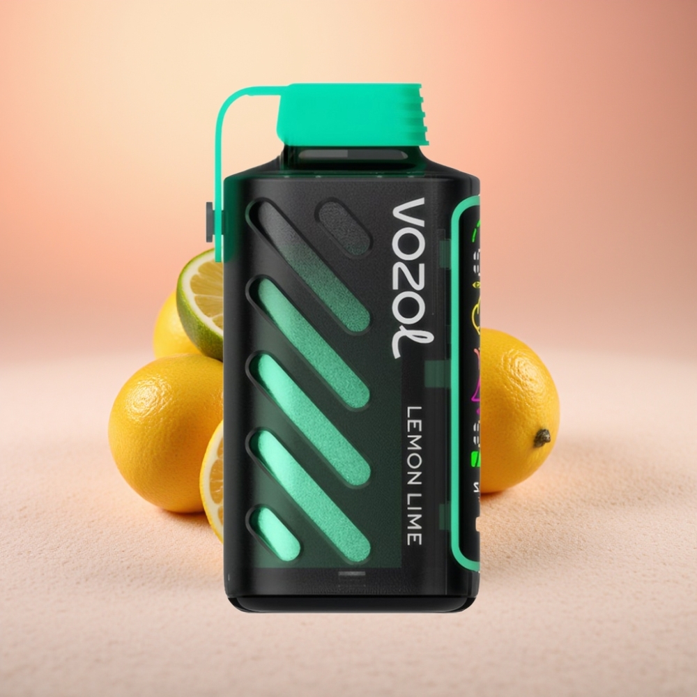 VOZOL Gear Power 20000 Puffs טכנולוגיית S.i.L.C. תצוגה מלאה לימון ליים