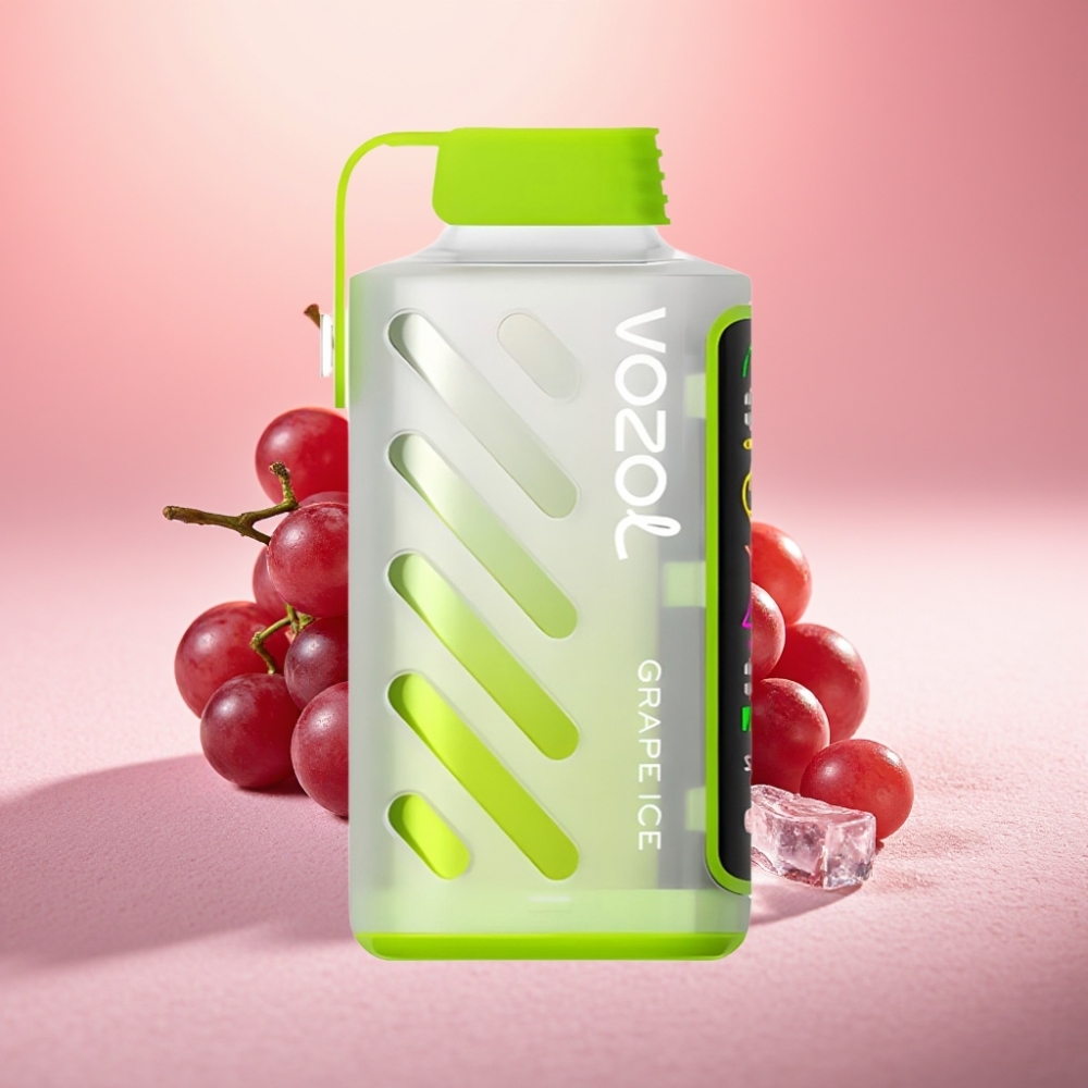 VOZOL Gear Power 20000 Puffs ענבים קרים S.i.L.C. Tech Dual Mesh Coil