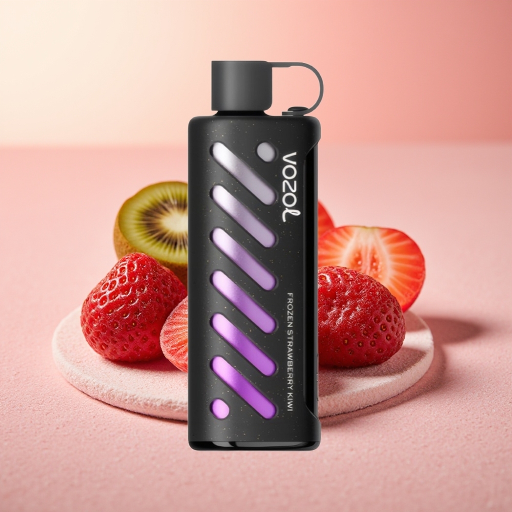 VOZOL Gear Shisha 25000 Puffs תות-קיווי קפוא S.i.L.C Tech 1000mAh