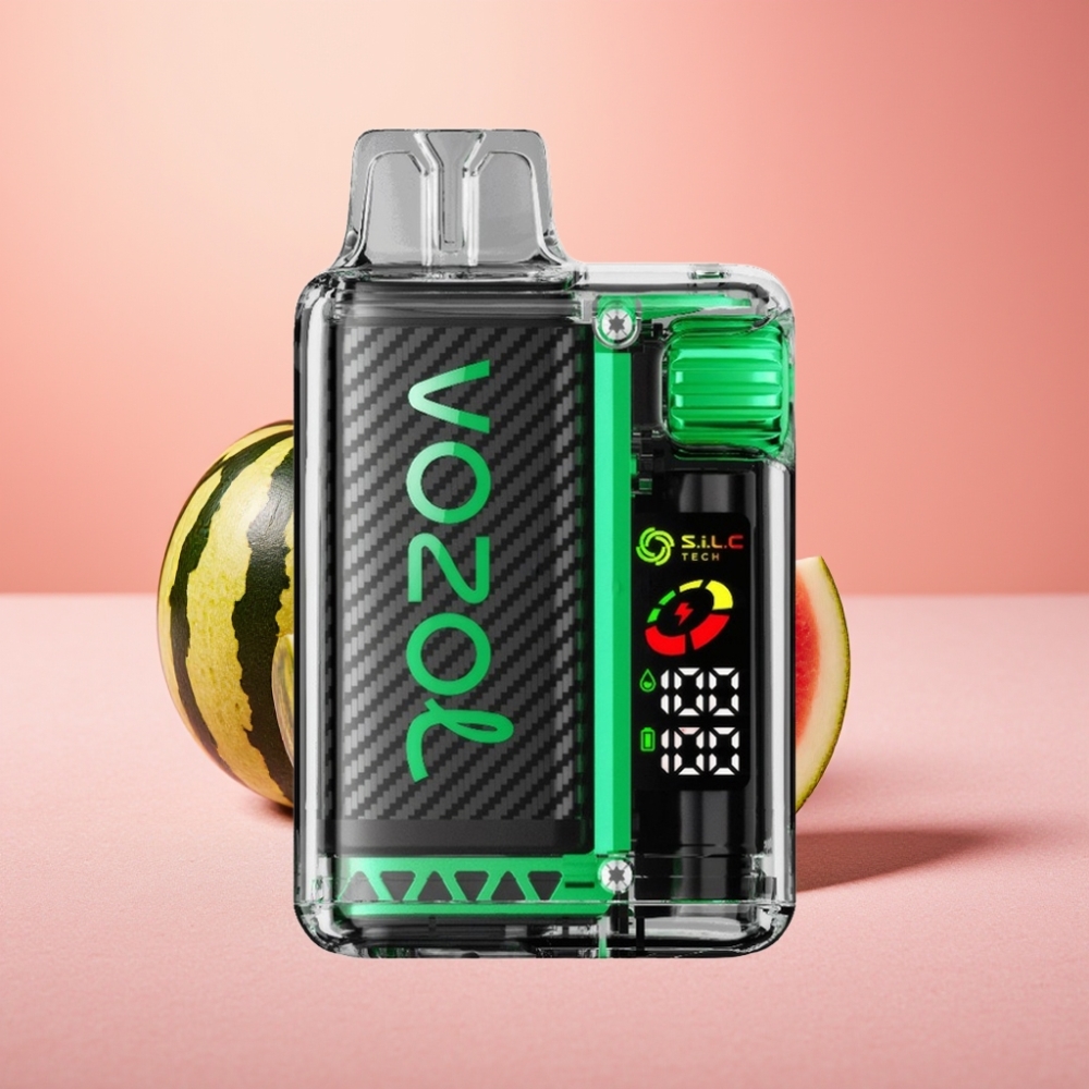 VOZOL Vista 20000 Puffs מתחלף מחדש 650mAh אבטיח מסטיק בועות OLED S.i.L.C דואל